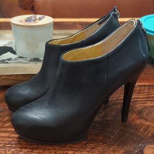 Nine West Black High Heel Ankle Boots